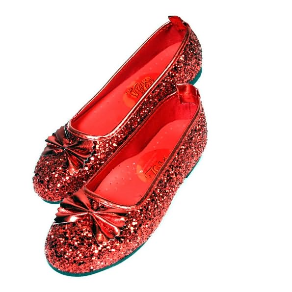 Wizard of Oz - Ruby Child Slippers: Size Small