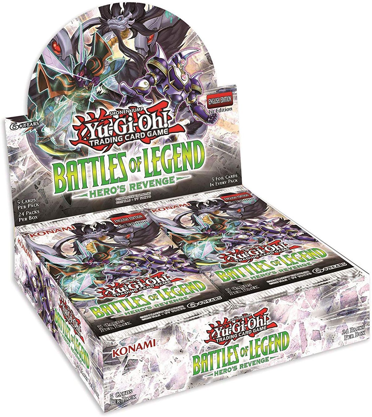 2019 YUG BATTLE LEGEND HERO'S REVENGE 24CT. BOOSTER FB - 83717844518