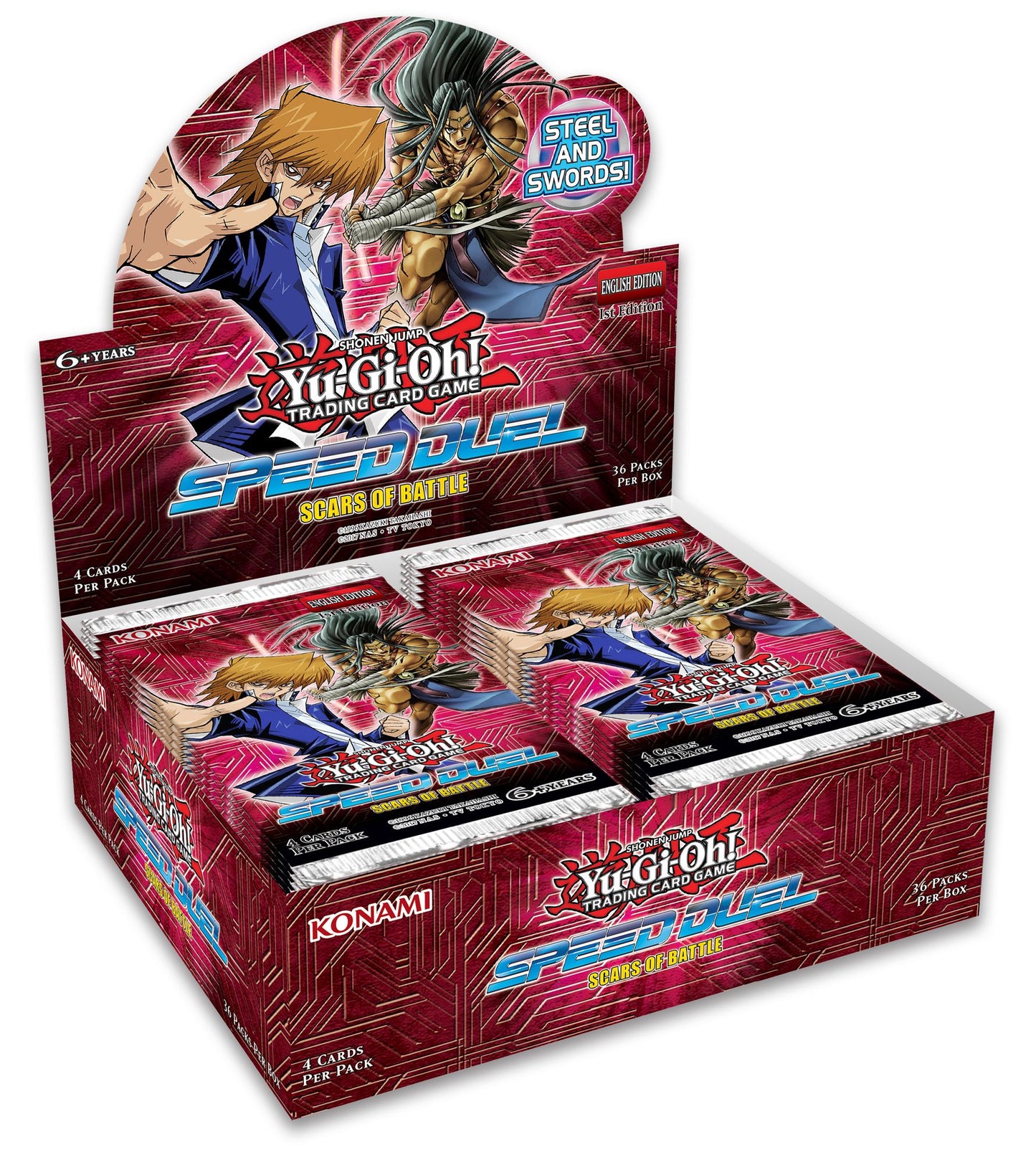 YuGiOh! Speed Duel Scars of Battle Booster Display