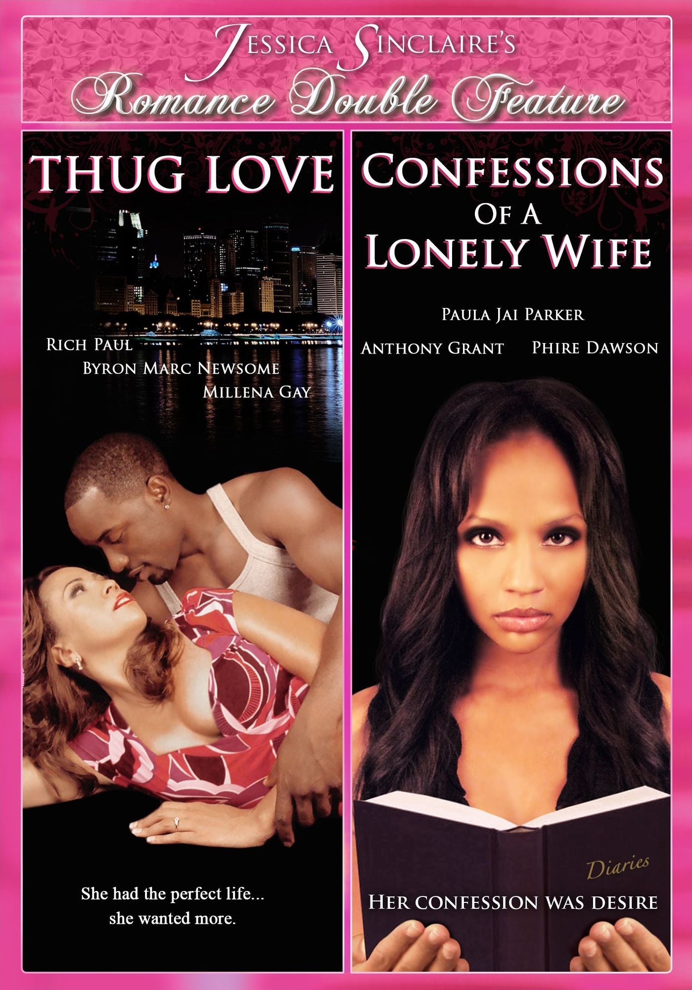 Jessica Sinclaire's Romance Double Feature: Thug Love/Confessions of a Lonely Wife