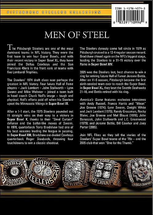 NFL: America's Game: Pittsburgh Steelers [5 Discs]