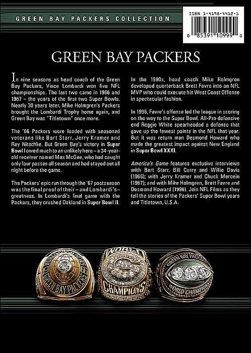 NFL: America's Game: Green Bay Packers [3 Discs]