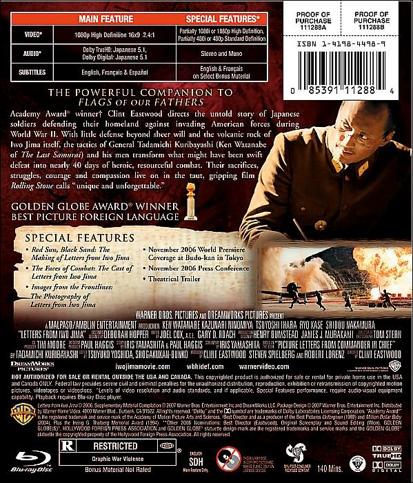 Letters from Iwo Jima [Blu-ray]