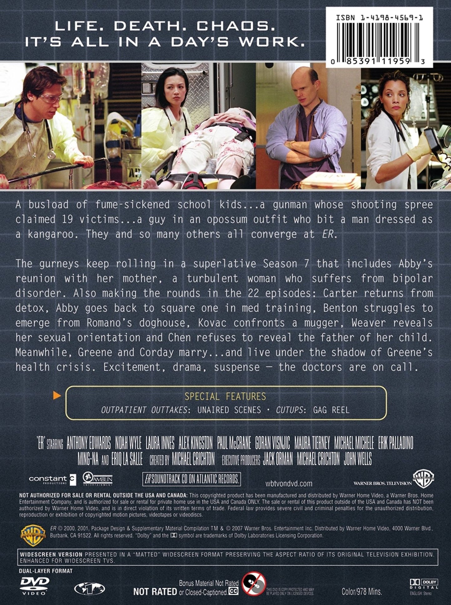 ER: The Complete Seventh Season [6 Discs]