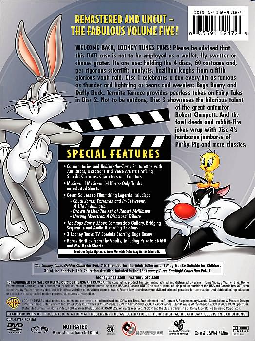 Looney Tunes: Golden Collection, Vol. 5 [4 Discs]