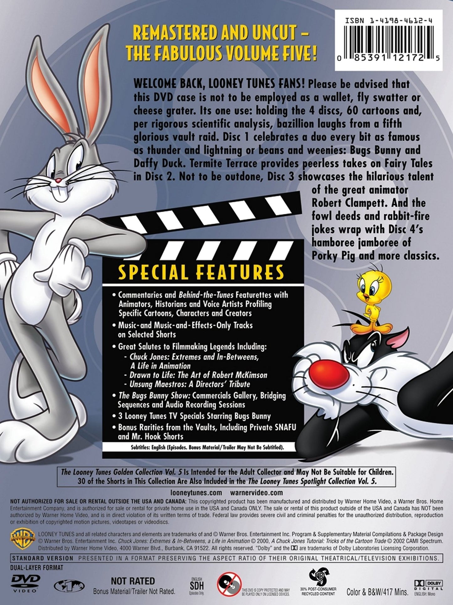Looney Tunes: Golden Collection, Vol. 5 [4 Discs]