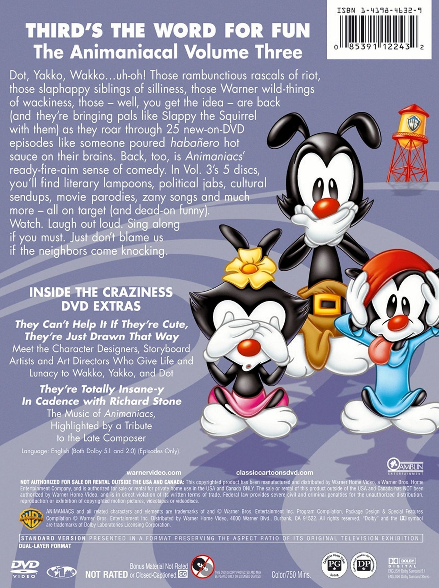 Animaniacs, Vol. 3 [5 Discs]