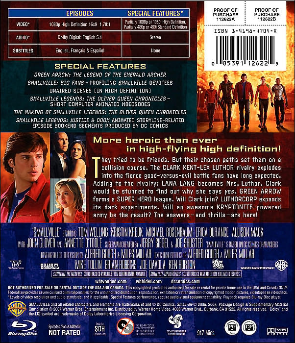 Smallville: The Complete Sixth Season [Blu-ray]