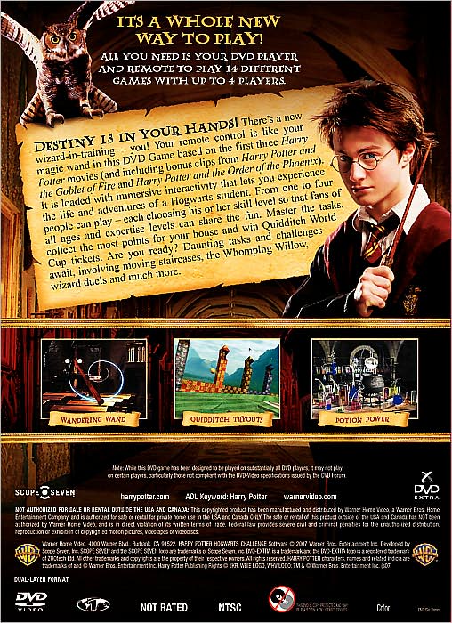 Harry Potter: Hogwarts Challange - Interactive DVD Game