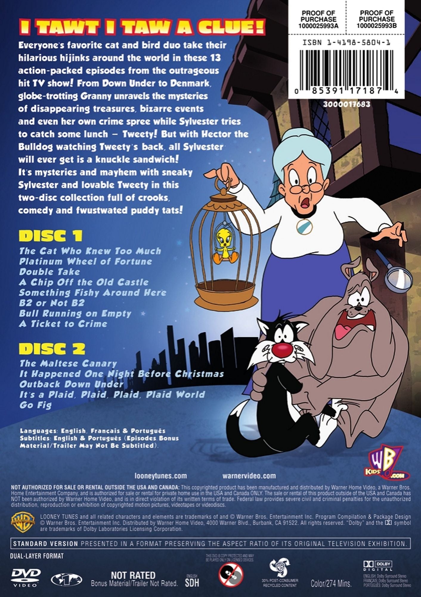 The Sylvester and Tweety Mysteries: The Complete First Season [2 Discs]