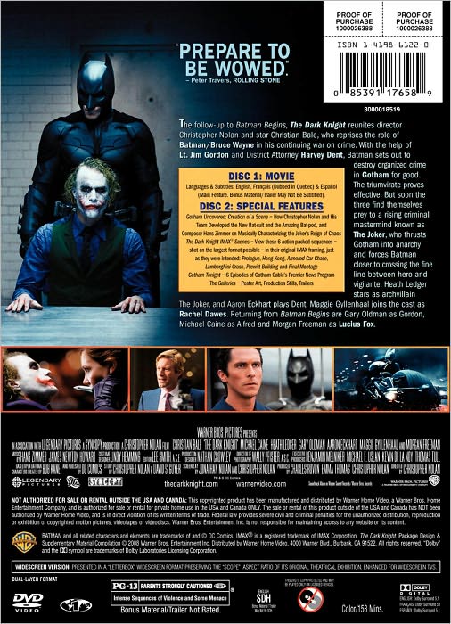 The Dark Knight [WS] [Special Edition] [2 Discs]