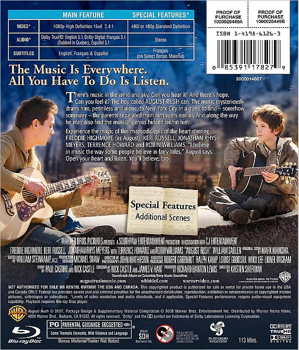August Rush [Blu-ray]