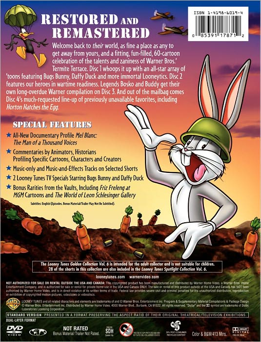 Looney Tunes: Golden Collection, Vol. 6 [4 Discs]