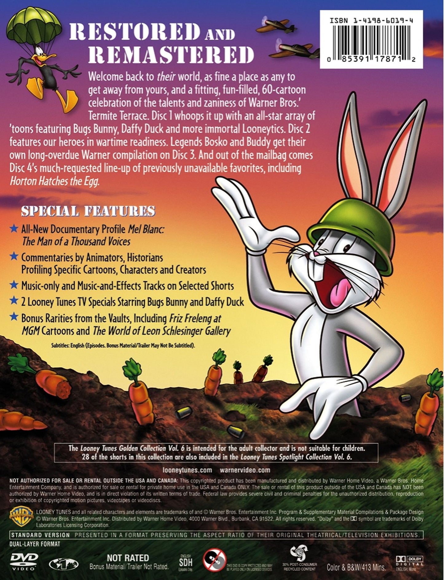 Looney Tunes: Golden Collection, Vol. 6 [4 Discs]
