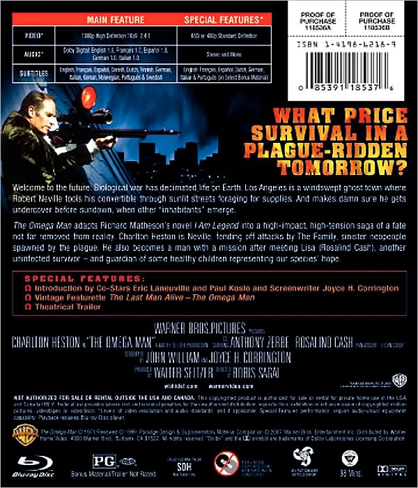 The Omega Man [Blu-ray]