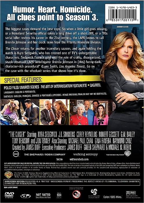 The Closer: The Complete Third Season [4 Discs]