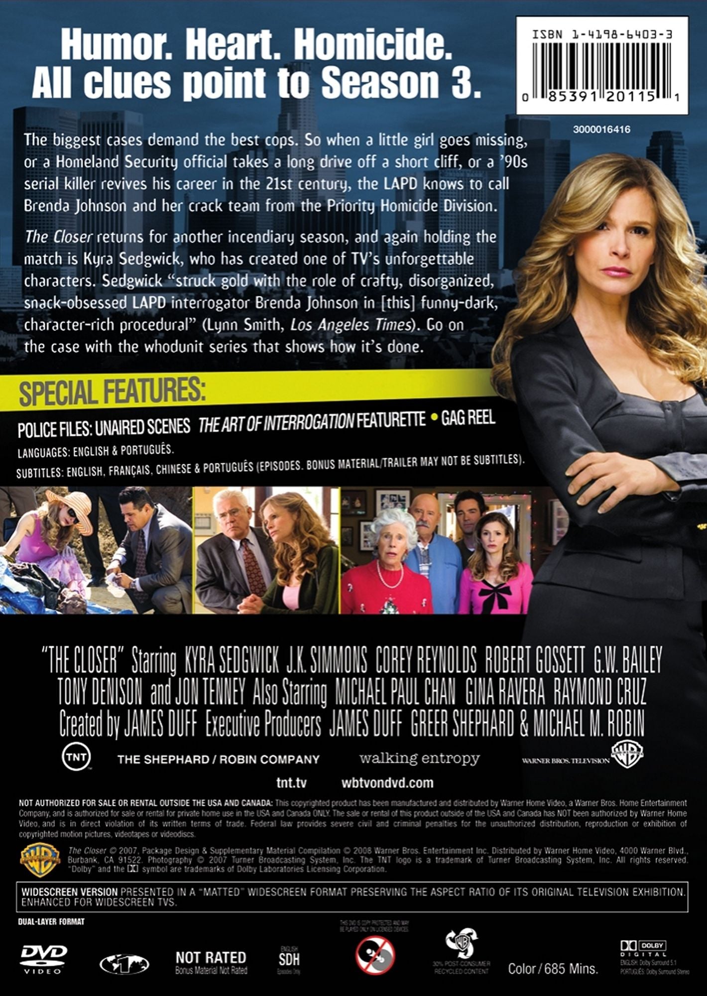 The Closer: The Complete Third Season [4 Discs]