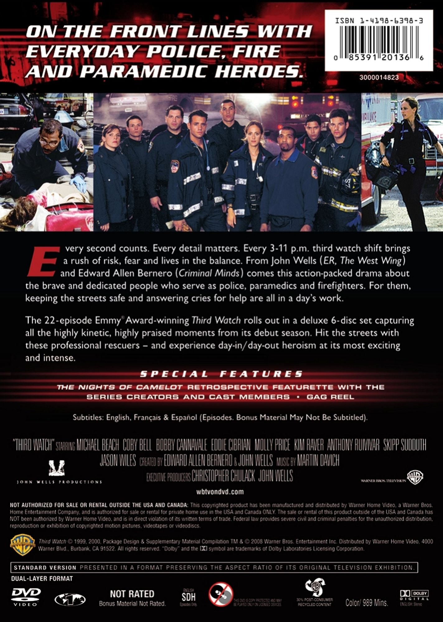 Third Watch: The Complete First Season [6 Discs]