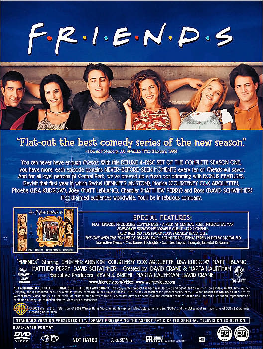 Friends: The Complete First Season [4 Discs]
