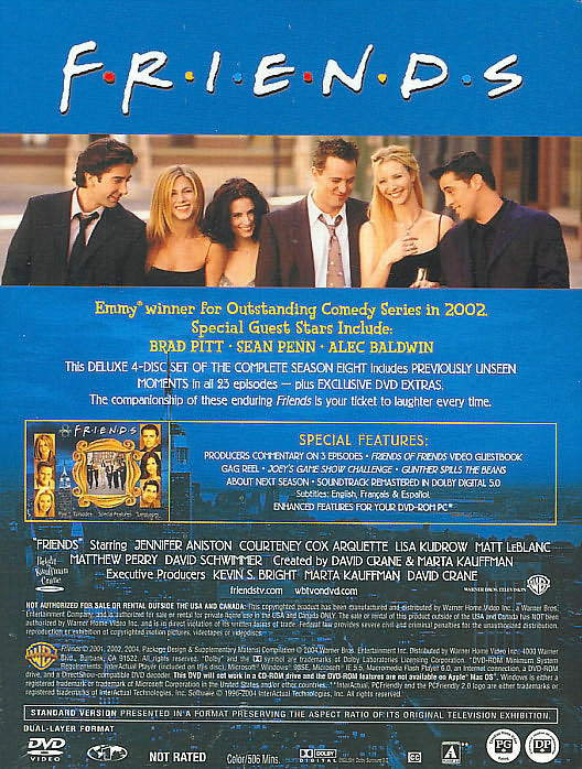 Friends: The Complete Eighth Season [4 Discs]