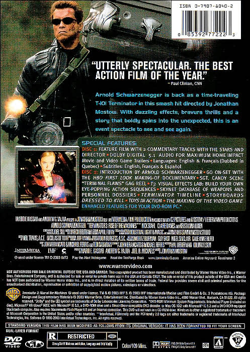 Terminator 3: Rise of the Machines [P&S] [2 Discs]
