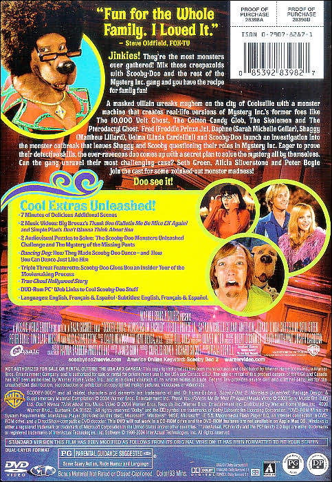 Scooby-Doo 2: Monsters Unleashed [P&S]