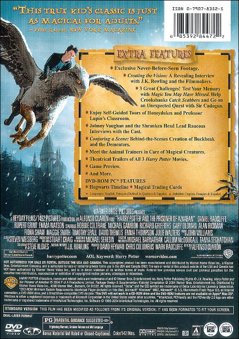 Harry Potter and the Prisoner of Azkaban [P&S] [2 Discs]