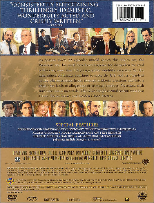 The West Wing: The Complete Second Season [4 Discs]