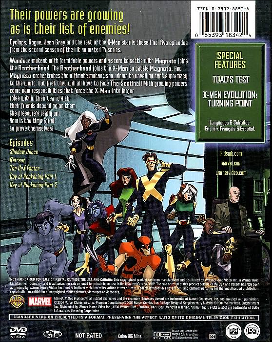 X-Men Evolution: Season 2, Vol. 4 - Mystique's Revenge