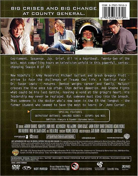 ER: The Complete Eighth Season [6 Discs]