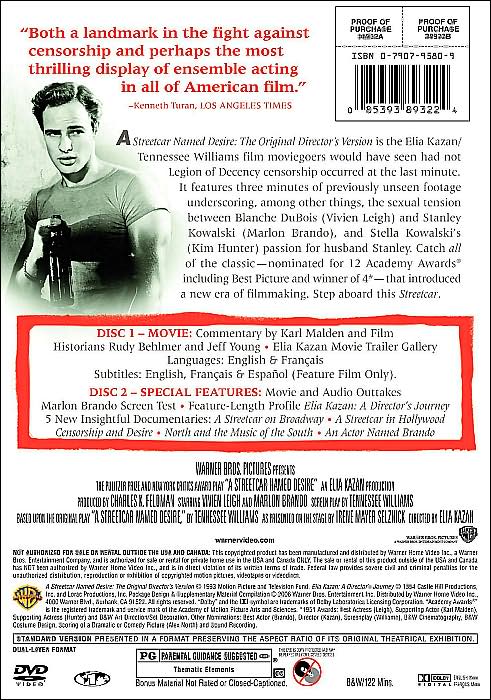 A Streetcar Named Desire [2 Discs]