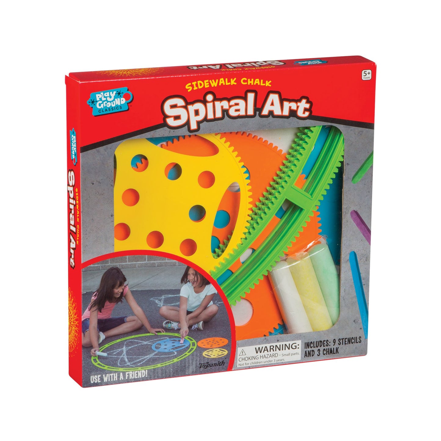Toysmith Sidewalk Chalk Spiral Art Set