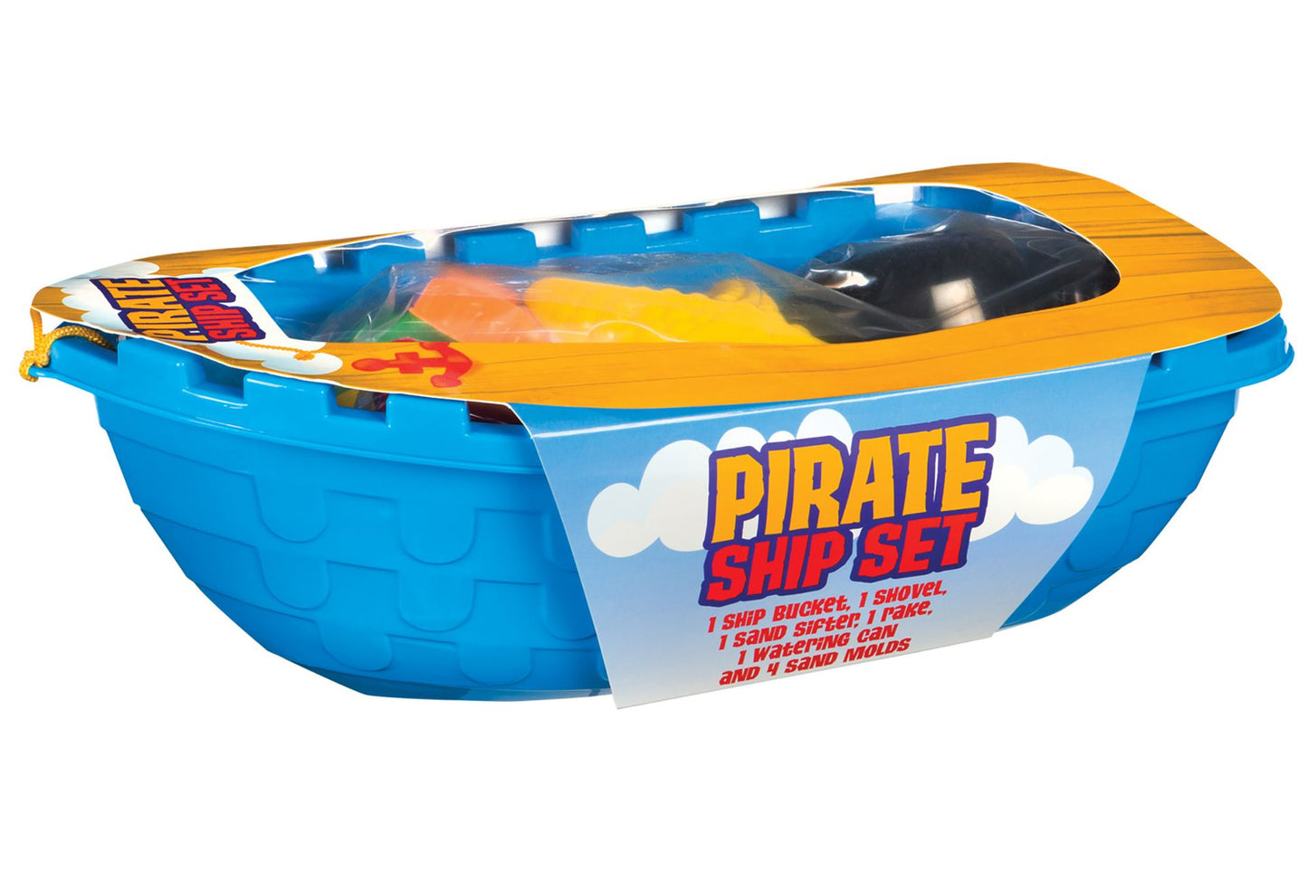 Toysmith Pirate Ship Beach Toys Set
