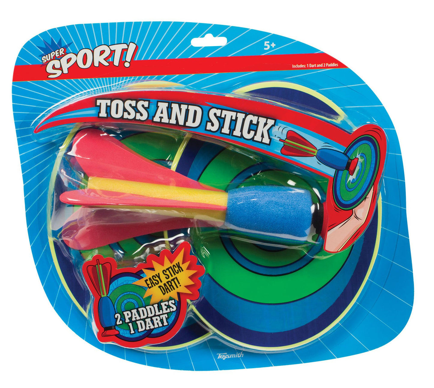Toysmith Toss And Stick Outdoor Dart Toy