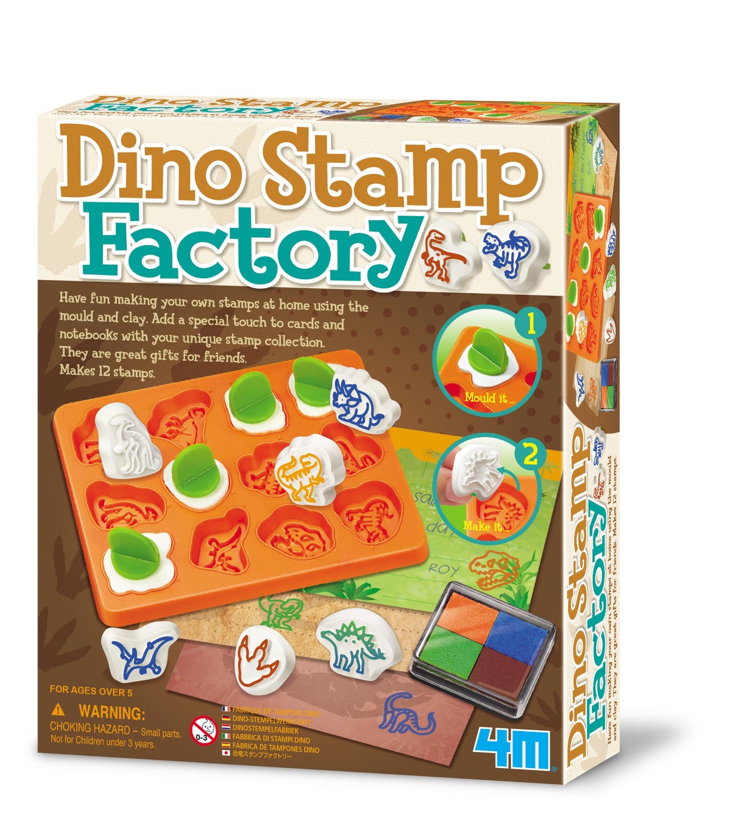 4M Build Your Own Dino Stamp Factory