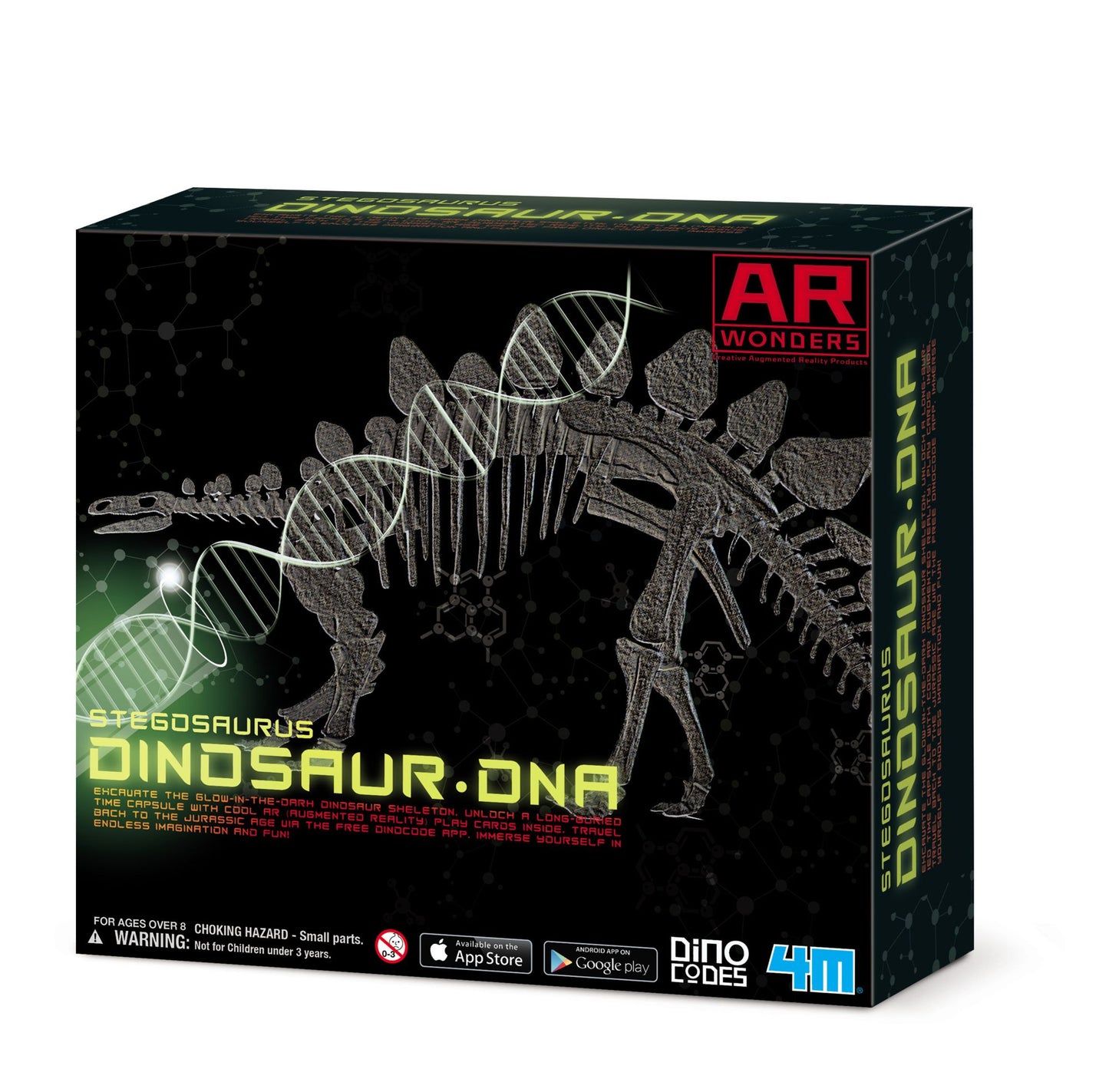 4M Stegosaurus Dinosaur DNA Skeleton Science Kit