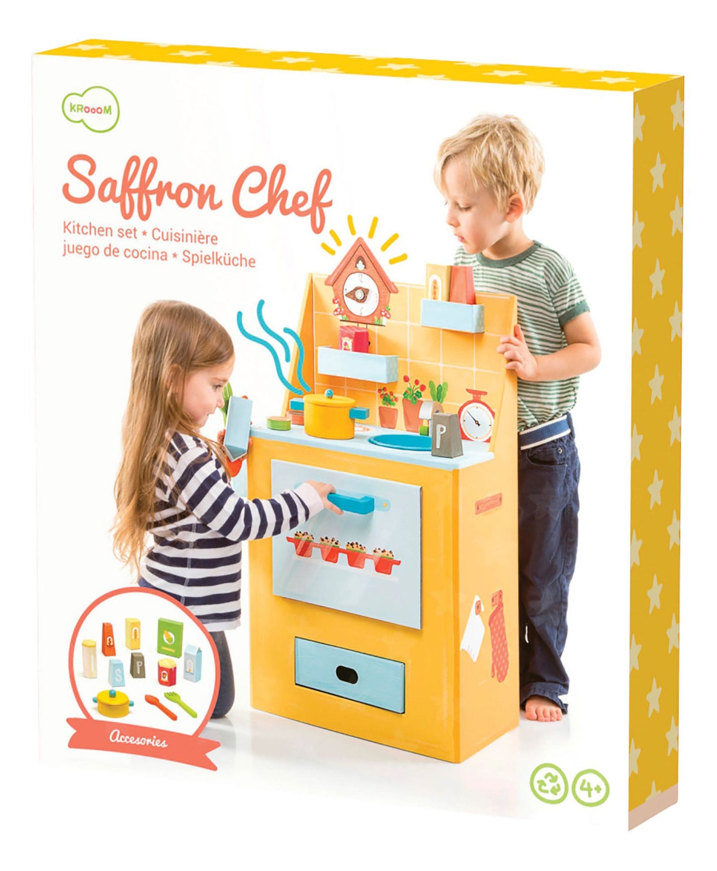 Krooom Saffron Chef Kitchen Playset