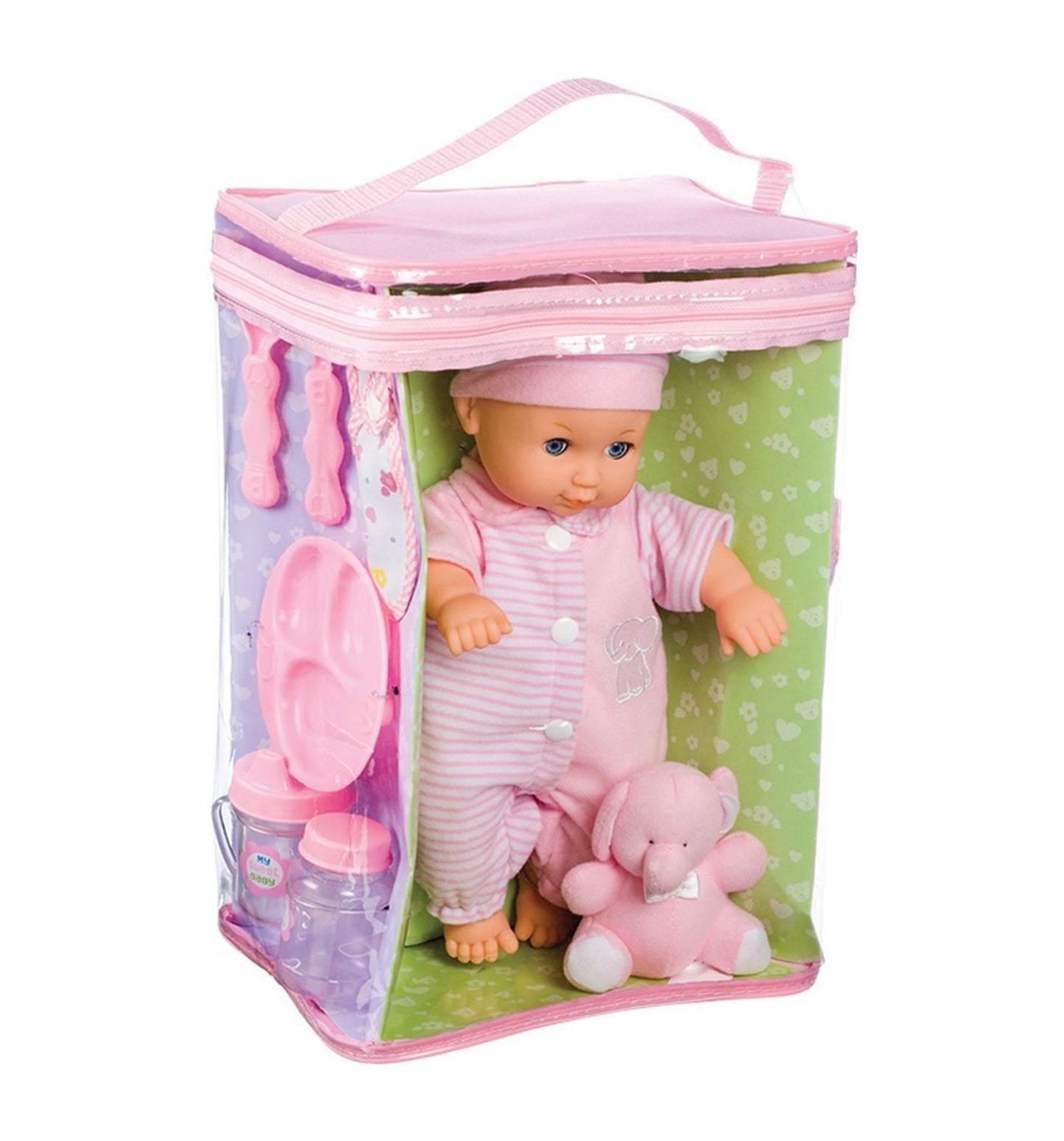 Toysmith Deluxe Baby Ensemble 11.5" Doll Playset