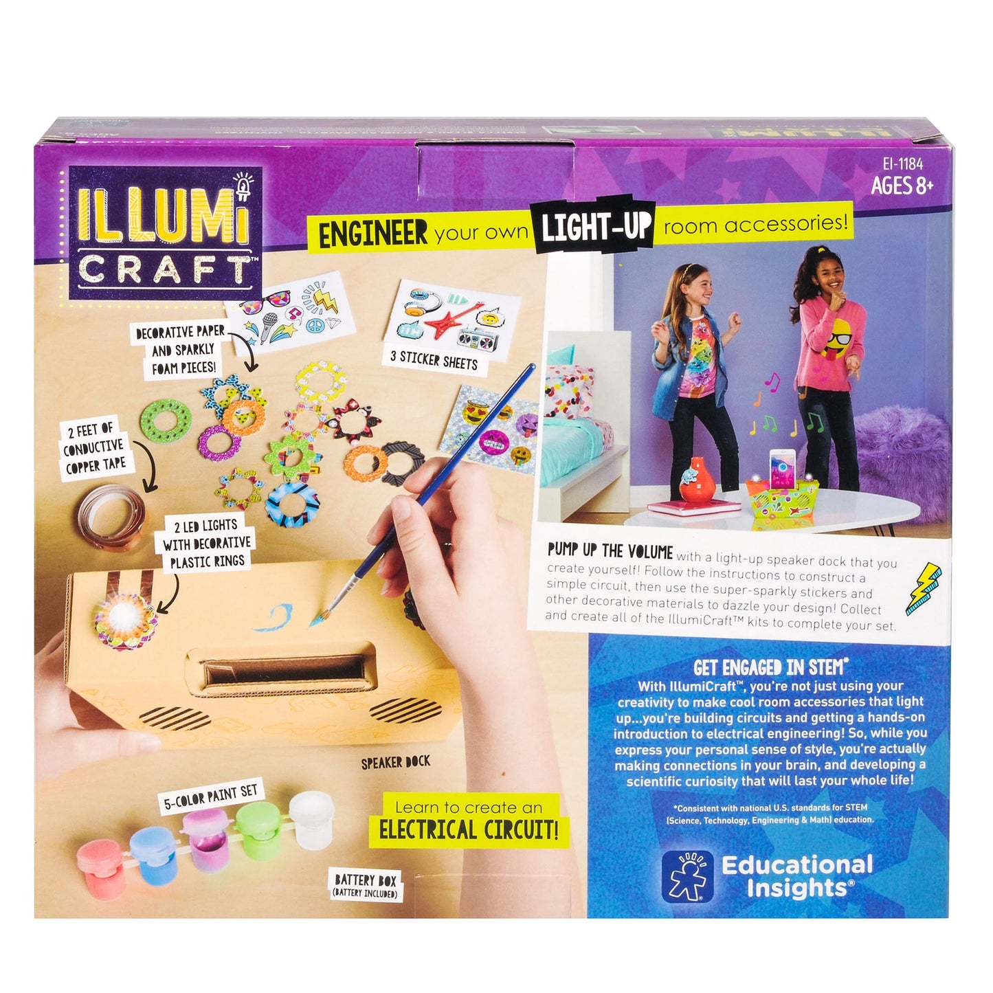Educational Insights IllumiCraft Light-Up! Cell Phone Speaker Dock