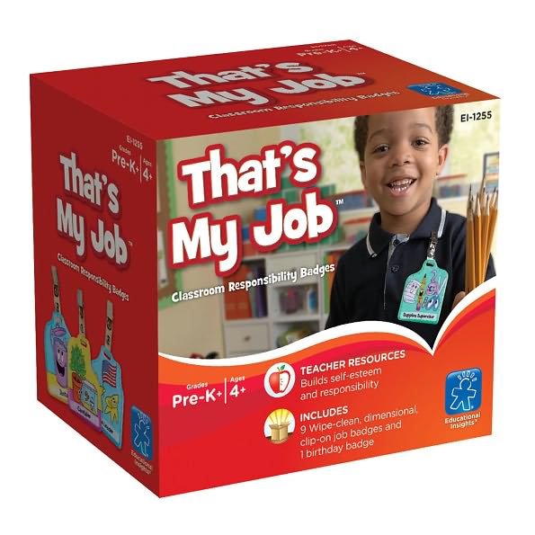 That's My Job??? Classroom Responsibility Badges