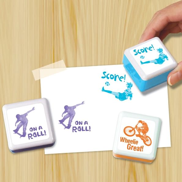 Self-Inking Photo Stamps - Sports