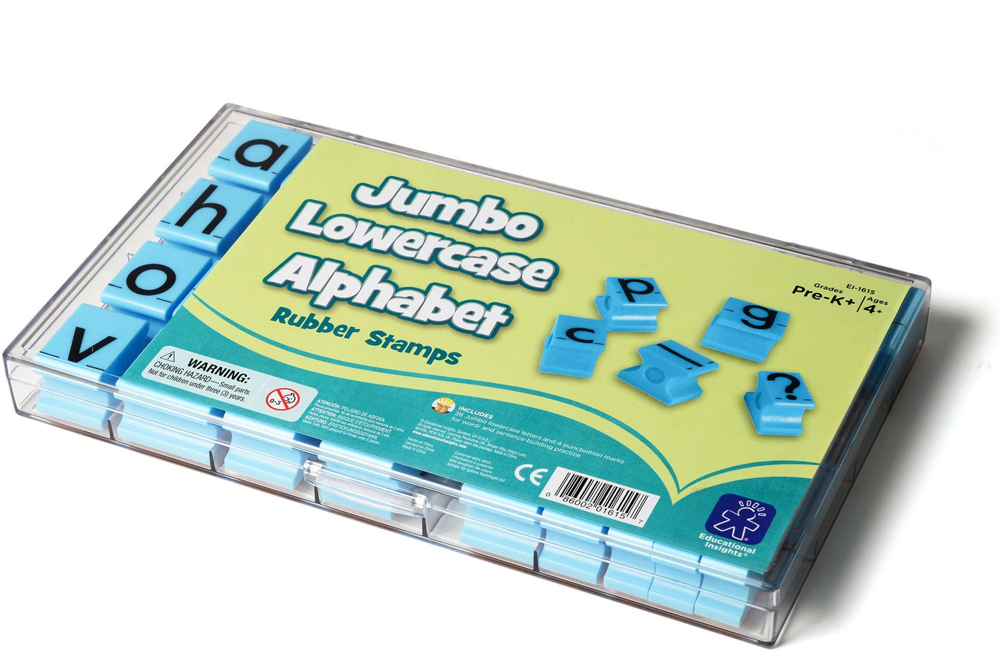 EDUCATIONAL INSIGHTS EI-1615 STAMPS JUMBO LOWERCASE-GR. PREK AND UP