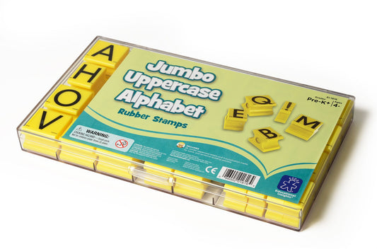 EDUCATIONAL INSIGHTS EI-1616 STAMPS JUMBO UPPERCASE-GR. PREK AND UP