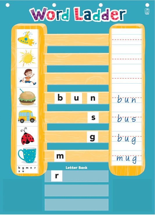 Educational Insights EI-1746 Word Ladder Phonics Activity Center