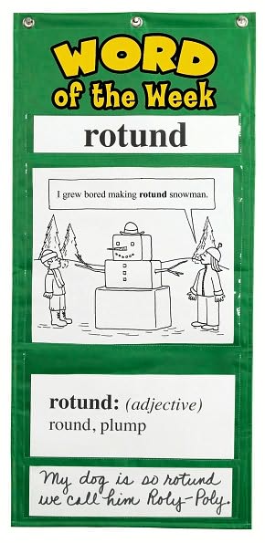 Word of the Week Vocabulary Pocket Chart