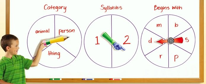 SpinZone Magnetic Whiteboard Game--Spinners