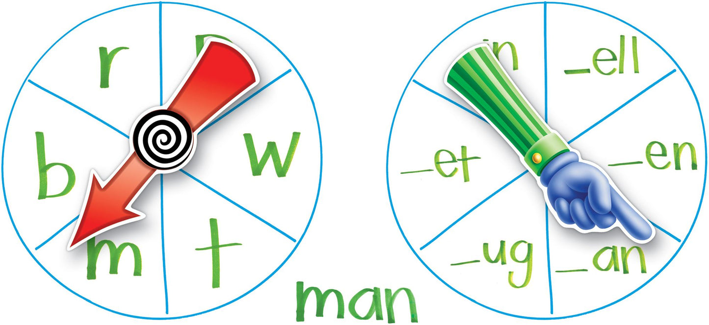 SpinZone Magnetic Whiteboard Game--Spinners
