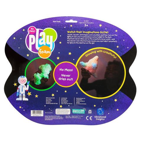 Educational Insights 8-Pack Glow In The Dark Playfoam
