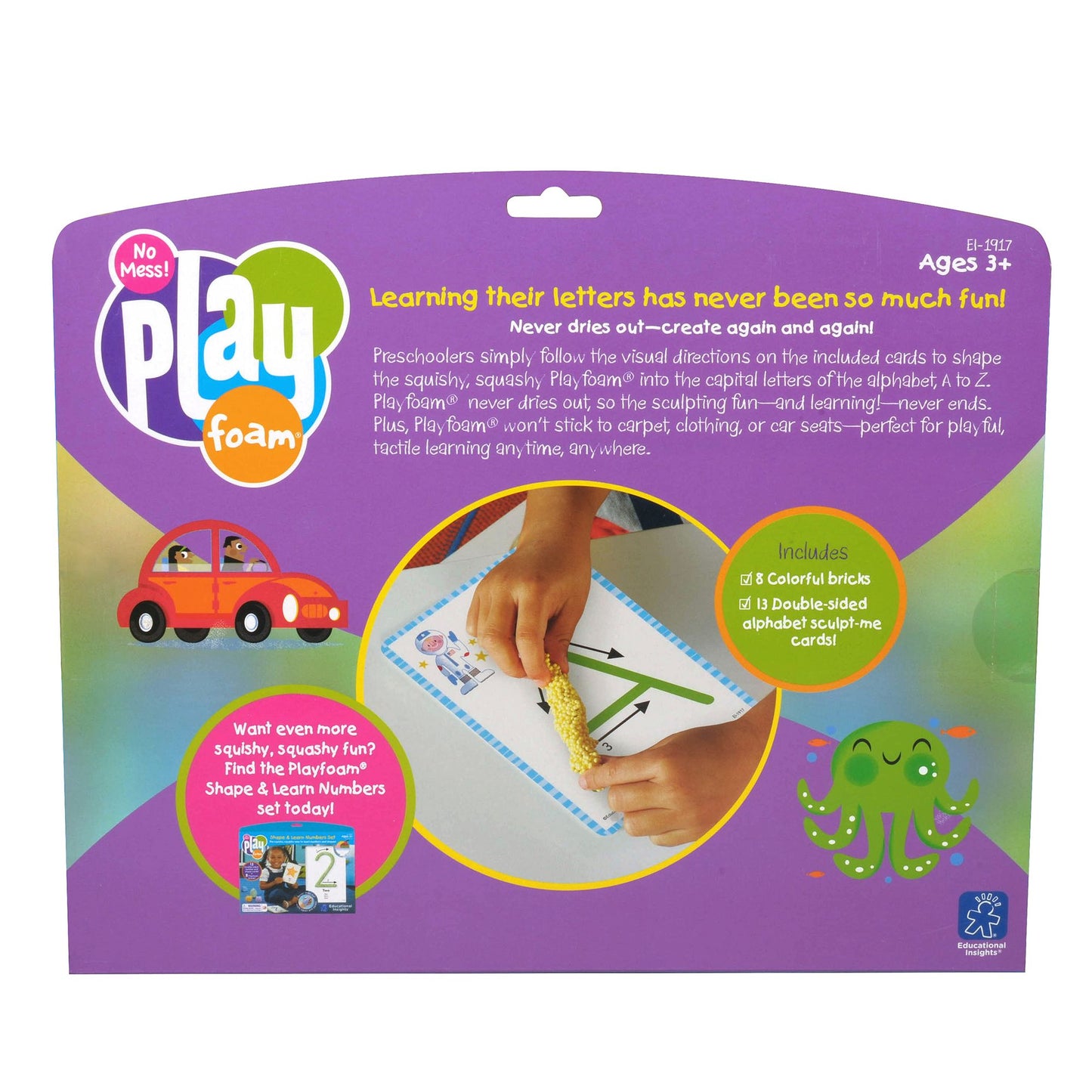 Educational Insights Playfoam Shape and Learn Alphabet Set