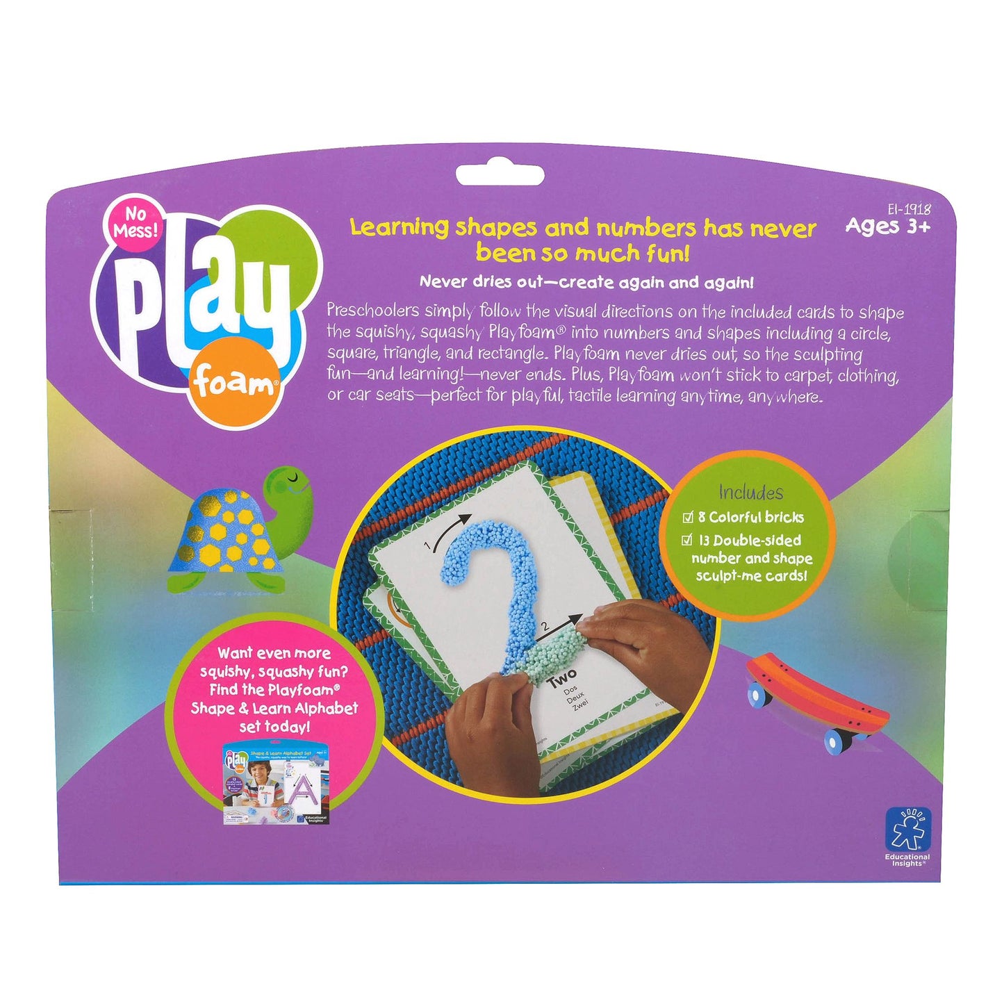 Educational Insights Playfoam Shape and Learn Numbers Set